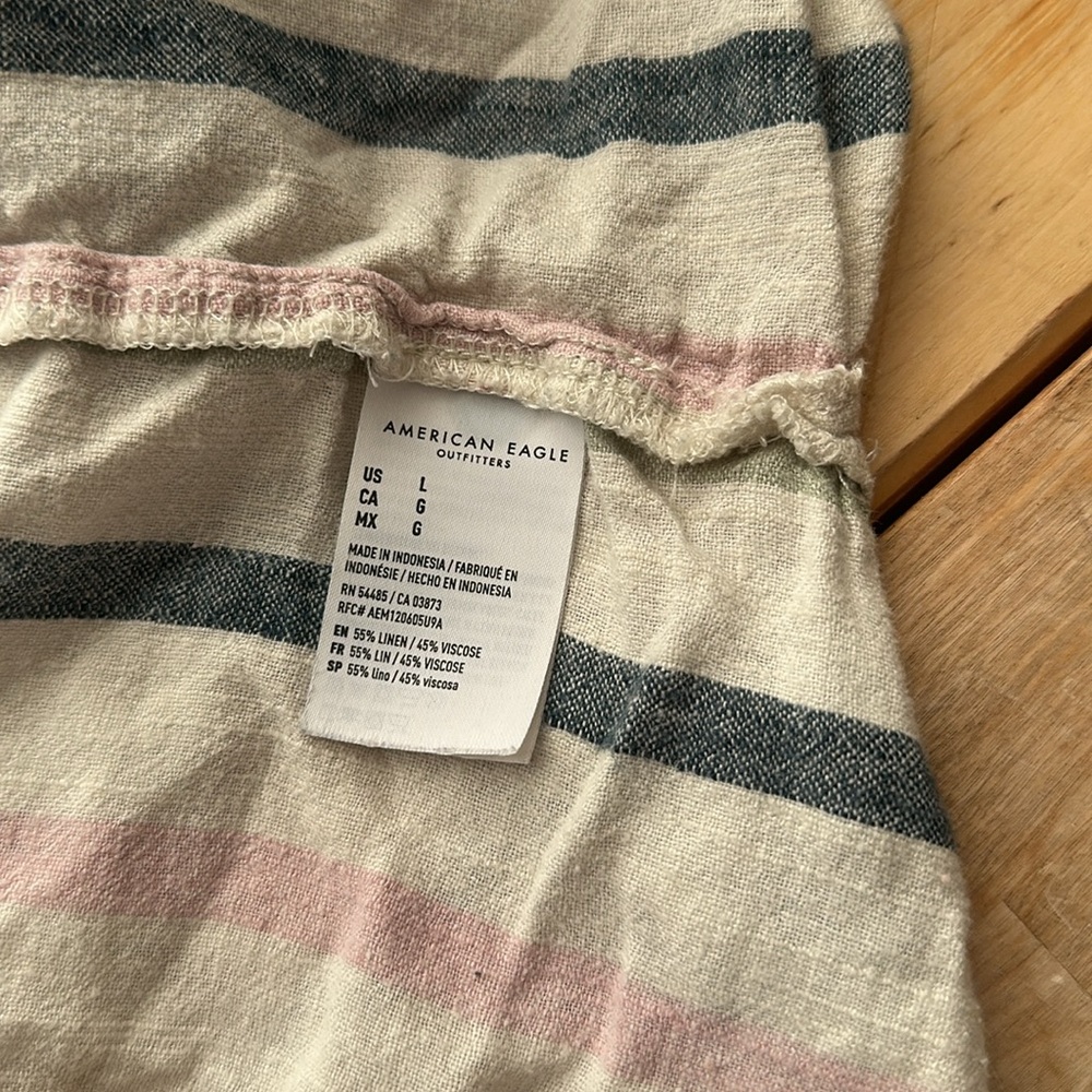 Striped linen button down - Picture 4 of 6